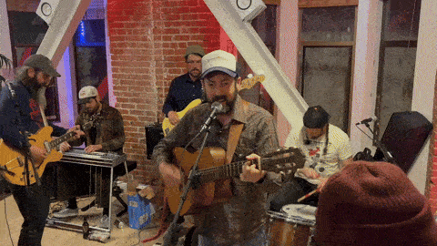 Live band performance